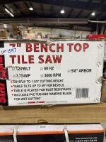 Stay sharp 7 inch bench top tile saw