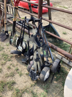 FOUR FOLDONG GOLF CARTS