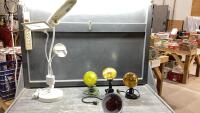CRAFTING LAMP WITH MAGNIFIER AND CLIP , (4) SPOT LIGHTS