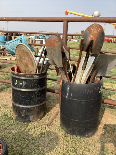 TWO BARRELS OF TOOLS