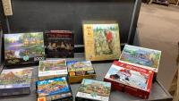 BOX OF PUZZLES