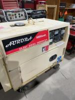 Aurora 6000 W silent diesel generator - key in office