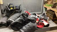 LAUNDRY TOTE WITH CCM + BAUER HOCKEY EQUIPMENT