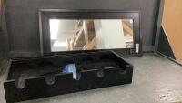 HALL MIRROR & WINE RACK