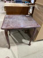 Wooden end table