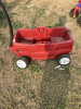 RED PLASTIC WAGON