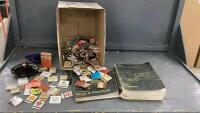 VINTAGE MATCHBOOK COLLECTION AND (2) 1974 FORD TRUCK MANUALS