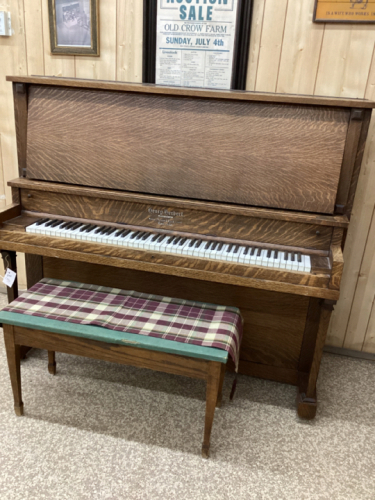 Piano and bench