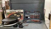 VIVALP INDOOR GRILL & BBQ SET IN CASE