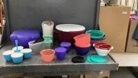 BOX OF TUPPERWARE