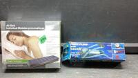 BOX W/AIR BED AND FOOT AIR PUMP