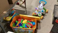 SHELF #18 - CHILD ACTIVITY TOYS + SOME DINKY CARS