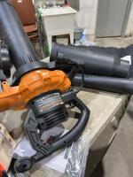 Electric yard vacuum