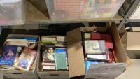 SHELF #12 - (5) BOXES OF BOOKS- COOKBOOKS, GARDENING