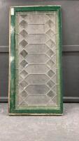 ANTIQUE STAINED GLASS WINDOW