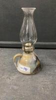 POTTERY BASE OIL LAMP