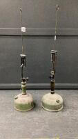(2) GAS LANTERNS