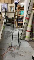 FLOOR LAMP W/ SHELVING BRACKETS