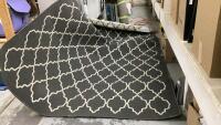 GREY IKEA AREA CARPET