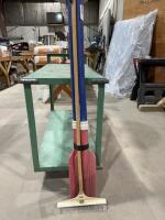 Small bundle, paddles, and rake