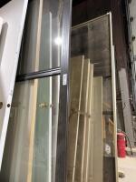 36 inch exterior aluminum door with screen