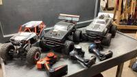 TOTE OF RC VEHICLES