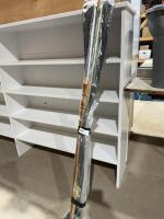 Bundle of curtain rods, and brackets