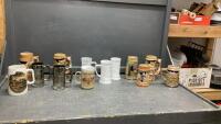 COLLECTION OF BEER MUGS