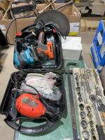 Box of miscellaneous tools, and shop supplies