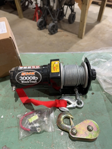 SMK 3000 pound electric winch