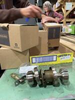 Flat of door knobs