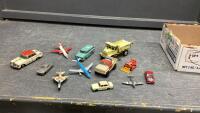 VINTAGE METAL DINKY TOYS, MATCHBOOK & OTHERS