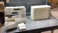 KENMORE SEWING MACHINE WITH ACCESSORIES