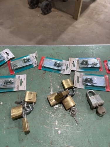 Latches and padlocks