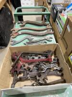Box of antique tools