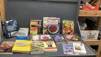 COOKBOOKS & PC REPAIR BOOKS