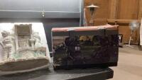 (2) BOXES WITH YARD DECOR