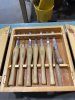 Wood chisel set