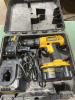 Dewalt 18 V cordless drill with charger