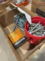 Box of bolts and concrete bolts
