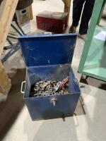 Steel box with tire chains