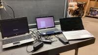 BOX W/ (3) LAPTOPS - SONY, ACER, HP