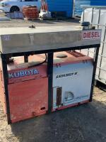 Kabota Lowboy 2 diesel engine generator +box of filters (in office)