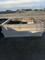 6&rsquo;X 6&rsquo; White Polly containment tank with small tanks and trays