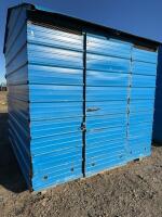 8 x 8 steel Bottle storage Shack