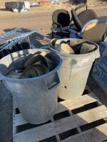 (2) Large Tubs of Straps