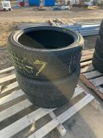 Three car tires
