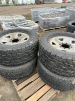 (4) 18" TIRES ON DODGE 1 TON RIMS (2010 + UP)