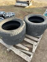 Set of four car tires