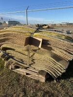 Pallet of pipeline matting